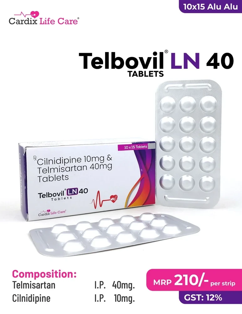 Top 10 Cilnidipine and Telmisartan Tablets Brands in India